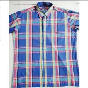 Vintage  Grandpa Plaid Button Down shirt